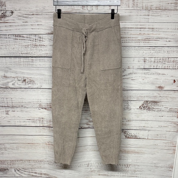 Barefoot Dreams Cozychic Lite Core Spun Jogger Pants Stone - Picture 2 of 6